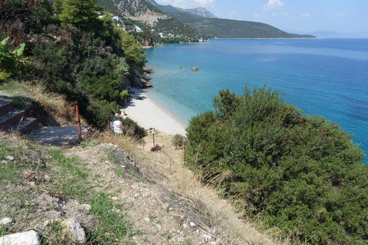 Villa In Kalloni Direkt Am Meer, Tolle Aussicht Zewnętrze zdjęcie
